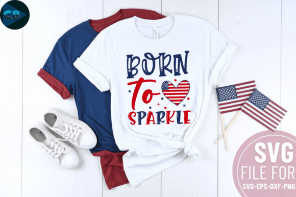 Born to Sparkle SVG Design for Graphics and Crafts