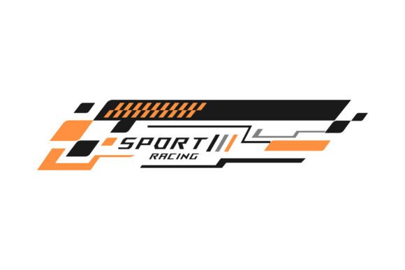 Car Sticker Stripe Sport Abstract Shape