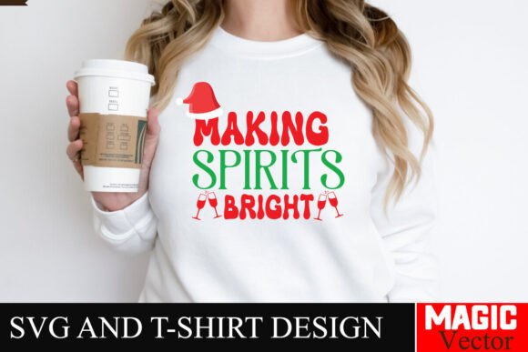 Making Spirits Bright SVG Cut File