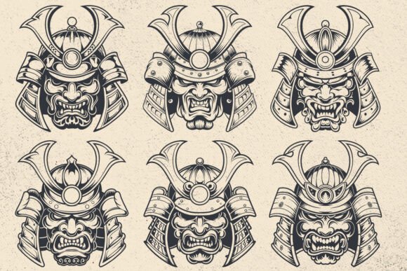 Samurai Svg, Graphics for Crafts