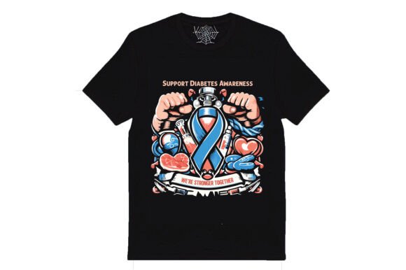 Support Diabetes Awareness – We’re Graphics and T-Shirt Designs