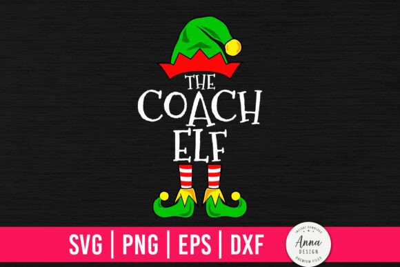 The Coach Elf Funny Christmas Graphics