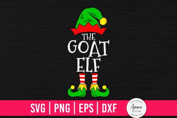 The Goat Elf Funny Christmas Graphics