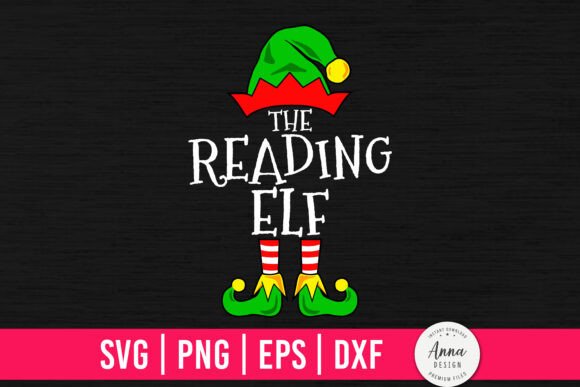 The Reading Elf Funny Christmas