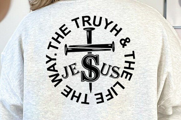 The Way the Truth the Life Cross SVG: Graphics & Crafts for Brand Expression